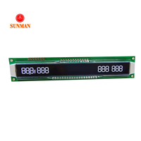 Module d'affichage LCD à segments VA, rétroéclairage blanc négatif, série 3 fils, large plage de température pour pack de batteries SMS12126
