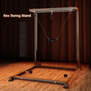 BANSEY Support de balançoire sexuelle autoportant en fer robuste, structure de portique, balançoire avec support pour produits SM 200cm - Product Image 2