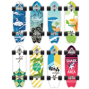 Planche de <span class=keywords><strong>surf</strong></span> complète, planche à roulettes de <span class=keywords><strong>surf</strong></span>, <span class=keywords><strong>longboard</strong></span> pour la conduite en extérieur sur la route - Product Image 2