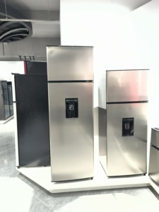 Réfrigérateur électrique à double porte de style français de 210 L avec distributeur d'eau, en plastique, pour usage domestique et hôtelier - Product Image 6