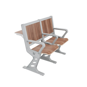 เก้าอี้ประชุม Soaring Eagle แบบมีที่วางแขน แผงไม้ สำหรับใช้ในหอประชุมโรงเรียน - Product Image 2
