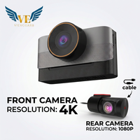 Cámara para Auto VIEVGUARB VS1132 con Sensor G, 4K, WiFi, Control por Aplicación, Doble Lente, Caja Negra