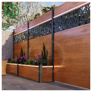 Paneles de valla cortados con láser <span class=keywords><strong>para</strong></span> privacidad de jardín GD, nuevo diseño de aluminio, listones de valla de metal personalizados, precios, hojas, panel de piquete - Product Image 1