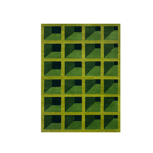 Tapis d'échiquier médiéval français salon chambre avancée couverture de lit canapé tapis de sol - Product Image 1