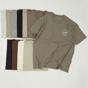 เสื้อยืดคอกลมสะพายไหล่ทรงหลวมสำหรับผู้ชายผ้าคอตตอนหนักผ้าฝ้ายออกแบบโลโก้ได้ตามต้องการ100% ปรับแต่งได้ - Product Image 5