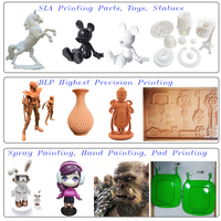 SLA DLP MJF plastiques métal 3D imprimé modèle Figurine jouets impression 3D pour moules prototypes Service d'impression 3D