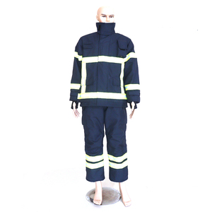 Combinaison de pompier ignifugée certifiée EN469 à 4 couches, certifiée CE, pour la lutte contre les incendies et les secours, en Nomex, Aramide et caoutchouc - Product Image 5