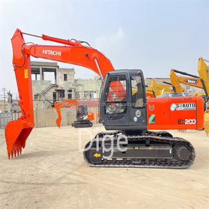 Excavatrice d'occasion Hitachi EX200 de haute qualité bon marché Type d'excavatrice Hitachi sur chenilles énorme pelle importée Hitachi EX200 - Product Image 5