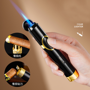 Dericsson ที่จุดซิการ์แบบ3-in-1ใหม่ที่จุดซิการ์อเนกประสงค์ที่วางซิการ์ + ที่เจาะรูรองรับโลโก้ที่กำหนดเอง - Product Image 2