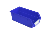 Étagères de stockage empilables en plastique industriel pour entrepôt, bacs de rangement pour pièces détachées, bacs de rangement en plastique, boîte portable en plastique