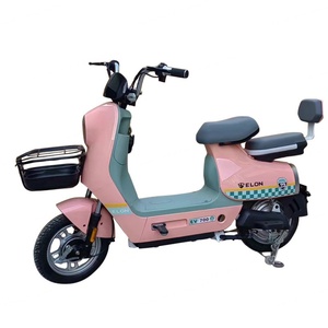 48V 12A Lead-Acid Battery Electric Scooter and <b>Bicycle</b> 350W Smart Digital City Bike for Adults Steel <b>Frame</b> Ebike - Product Image 4