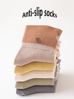 Haute qualité personnalisé automne hiver mignon animaux enfants bébé nouveau-né enfant en bas âge doux confortable respirant anti-dérapant Grip équipage chaussettes