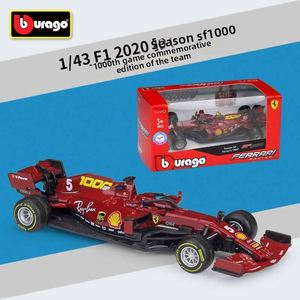 Modèle de voiture télécommandée en métal moulé sous pression 1:43 <span class=keywords><strong>F1</strong></span> 2020, édition commémorative du 1000e Grand Prix de Tuscan, Charles Leclerc, nouveau C8816 - Product Image 5