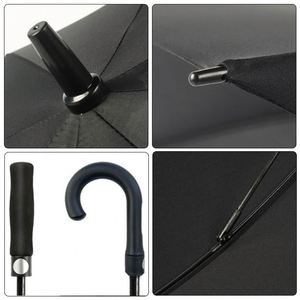 Custom logo Printing High Quality Large Automatic Fiber <b>Windproof</b> Golf <b>Umbrella</b> Promotional Branded - Product Image 4