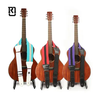 Real Mission Guitar Strap Ajustável Multi Color Correia Confortável Para Acústico Instrumento Musical Guitarra Elétrica Baixo