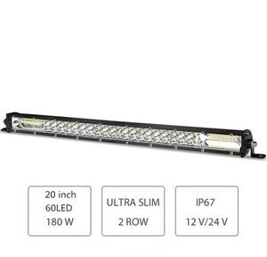 Sannce — barre lumineuse à 60led pour camions, éclairage de voiture, <span class=keywords><strong>20</strong></span> pouces, 180w - Product Image 4