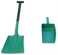 IMPA615965 Pelle anti-explosion en plastique vert, pelle chimique, pelle agricole industrielle pour l'épandage d'huile