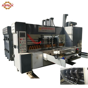 Máquina de fabricación de cajas de cartón, Impresión de cajas de cartón corrugadas, completamente automática, máquina de impresión de corte y ranura de 4 colores - Product Image 5