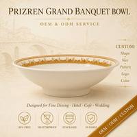 Assiette de service en mélamine personnalisée OEM/ODM de 10,2 po pour mélanger et partager, idéale pour pâtes, riz, soupes, sans BPA, empilable