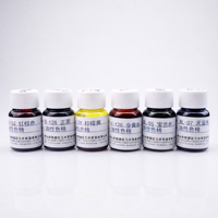 Colorant à base d'huile haute concentration, teinture complexe métallique, force de couleur 30%, conditionnement en fût de 1 kg pour une large application