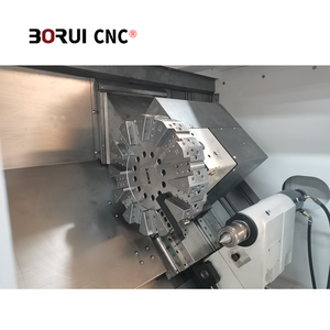 BR570 High Precision Horizontal CNC <strong>Lathe</strong> Medium Heavy Inclined Bed With Automatic Tool Changing System And Chip Conveyor - Product Image 5
