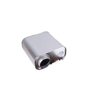 Fût hermétique carré robuste en fer blanc de 200 L à triple joint, avec couvercles personnalisables, pour stockage de peinture/vernis, direct usine