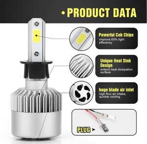 Co light — phare Auto <span class=keywords><strong>LED</strong></span> haute puissance, <span class=keywords><strong>ampoule</strong></span> de voiture <span class=keywords><strong>led</strong></span> S2 h4, h1, h7, h3, h11, h11 - Product Image 2