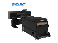 INKGIANT Impresora Textil Digital de 60 cm con Agitador de Polvo en un Solo Conjunto, 4 Cabezales de Impresión I3200-A1, Componentes del Motor Principal, Dimensión de Impresión de 600 mm