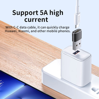 Adaptador de teléfono móvil Transferencia DE DATOS Soporte Carga rápida Adaptador de auriculares Lector de tarjetas USB Conversión C a USB Tipo C Adaptador OTG