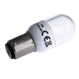 Ampoules LED pour <span class=keywords><strong>machine</strong></span> à <span class=keywords><strong>coudre</strong></span> <span class=keywords><strong>Singer</strong></span> domestique 1W 220 Volts, type à enfoncer # LED-BA15D 220V - Product Image 3