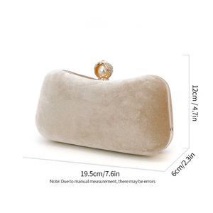 Women Evening Party Clutch Bags New Trend Metal Chain Open <b>Small</b> Square Bags Luxury Weddings Retro <b>Handbag</b> - Product Image 6