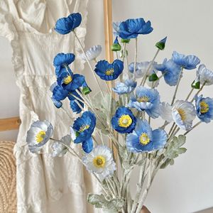 Flores Artificiales de Amapola Islandesa de Seda, Alta Simulación, Decoraciones para Bodas, Decoración de Mesa de Salón, Accesorios para Fotografía - Product Image 4