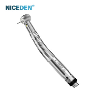 Turbine dentaire haute vitesse NICEDEN avec valve de filtration 4 ports, poignée antidérapante diamantée et LED SMD pour dentistes - Product Image 3