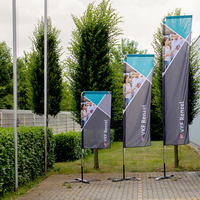 Drapeau personnalisé hawaïen imprimé, drapeau de pays, de forme imprimée, pas cher, pré-vente