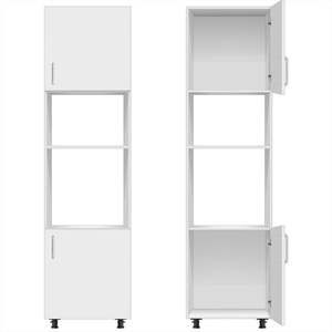 Matt White Módulo de Base de <span class=keywords><strong>Horno</strong></span> de <span class=keywords><strong>Microondas</strong></span> Alto, Tablero de Partículas de Aglomerado, Gabinete de <span class=keywords><strong>Cocina</strong></span>, Fregadero, Grifo, Bisagra <span class=keywords><strong>para</strong></span> Uso en <span class=keywords><strong>Horno</strong></span> <span class=keywords><strong>Microondas</strong></span> - Product Image 3