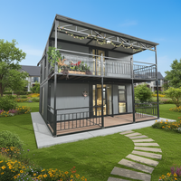 Maison Modulaire Conteneurisée à Construction Rapide, Villa Préfabriquée de Luxe, 2, 3, 4, 5 Chambres, Maison Mobile Pliable Préfabriquée, Mini-Maison Portable