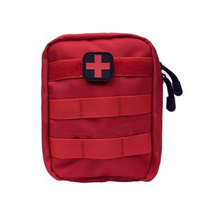 Pochette médicale rouge pochette de premiers soins sac utilitaire tactique déchirable pour les activités de plein air fournitures médicales - Product Image 1