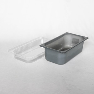 Tùy chỉnh 5L nhựa dùng một lần vỉ PS Gelato Pan hoặc <span class=keywords><strong>Ice</strong></span> <span class=keywords><strong>Cream</strong></span> Pan box với PS Nắp - Product Image 4
