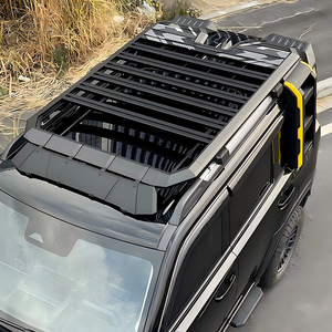 Panier <span class=keywords><strong>de</strong></span> <span class=keywords><strong>toit</strong></span> en alliage d'aluminium pour bagages, échelle latérale et boîte latérale pour Citroën C5 Aircross 2018-2026 - Product Image 6