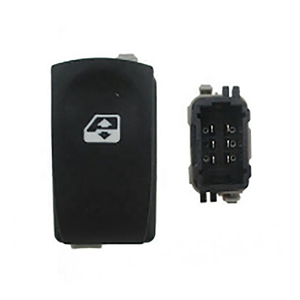 Interruptor Elevavidrios de un Solo Botón para <span class=keywords><strong>Renault</strong></span> <span class=keywords><strong>Megane</strong></span> MK2 <span class=keywords><strong>Dynamique</strong></span> Laguna Espace MK4, Pieza 8200315024 8200002451 - Product Image 1