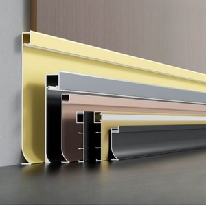 Plinthe en aluminium avec éclairage LED intégré pour cloisons sèches et plaques de plâtre - Product Image 3