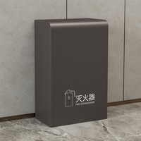 Boîte de tuyau d'incendie moderne en acier inoxydable armoire de rangement pour extincteur équipement de lutte contre les incendies accessoire parapluie en métal