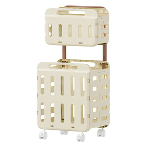 Panier à <span class=keywords><strong>linge</strong></span> <span class=keywords><strong>sale</strong></span> pliable en plastique PP NFS pour salle de bain et buanderie, grande capacité, idéal pour les espaces étroits, <span class=keywords><strong>rangement</strong></span> de vêtements - Product Image 5