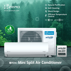 Mini ar condicionado 12000btu 18000btu 24000btu r410a, refrigerante 50hz 60hz inversor de aquecimento e resfriamento
