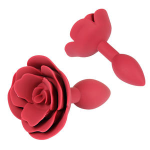 Silikon popo fiş gül çiçek yetişkin oyuncak gül <span class=keywords><strong>Anal</strong></span> fişler seks ürünleri - Product Image 5