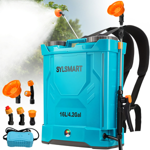 Overzeese Magazijn Spot 16l Elektrische Sproeier Met Toverstaf, 0-120 Psi Verstelbare Drukspuit, Batterij Aangedreven Rugzakspuit - Product Image 1