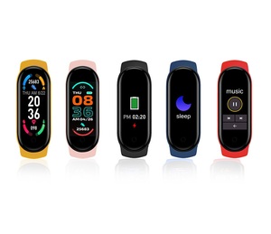 स्टॉक में 0.96 इंच reloj inteligente M6 smartwatch फिटनेस smartband m6 दिल की दर खेल स्मार्ट घड़ी एम आई बैंड 6 कंगन - Product Image 5
