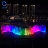 Fuente Musical para Piscina de 50*20 Metros con Sistema de Control DMX 512, Fácil Instalación
