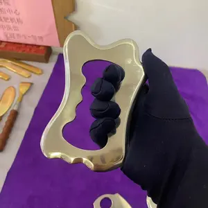 Alat pijat pengikis baja tahan karat untuk tisu lembut terapi fisik mobilisasi untuk kaki punggung lengan guasha pijat - Product Image 4