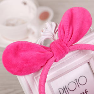 Orejeras de felpa plegables con lazo para niñas y niños, orejeras suaves y lisas, cálidas, accesorios de invierno, orejeras para exteriores para mujeres - Product Image 6